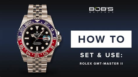 how ti set rolex gmt ii|Rolex setting date and time.